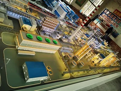 Industrial Sand Table Model